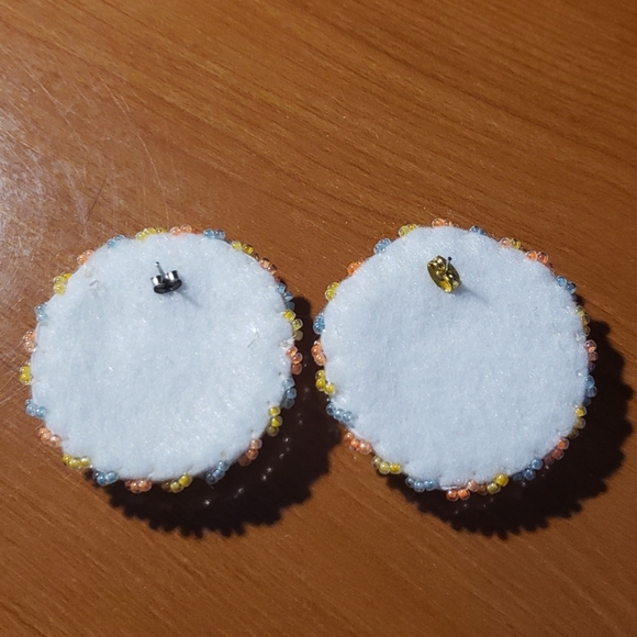 LOWEST PRICE-Handmade Post Earrings - Picture 2 of 2